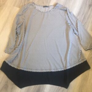Adrianna Papell 3/4 Sleeve Blouse